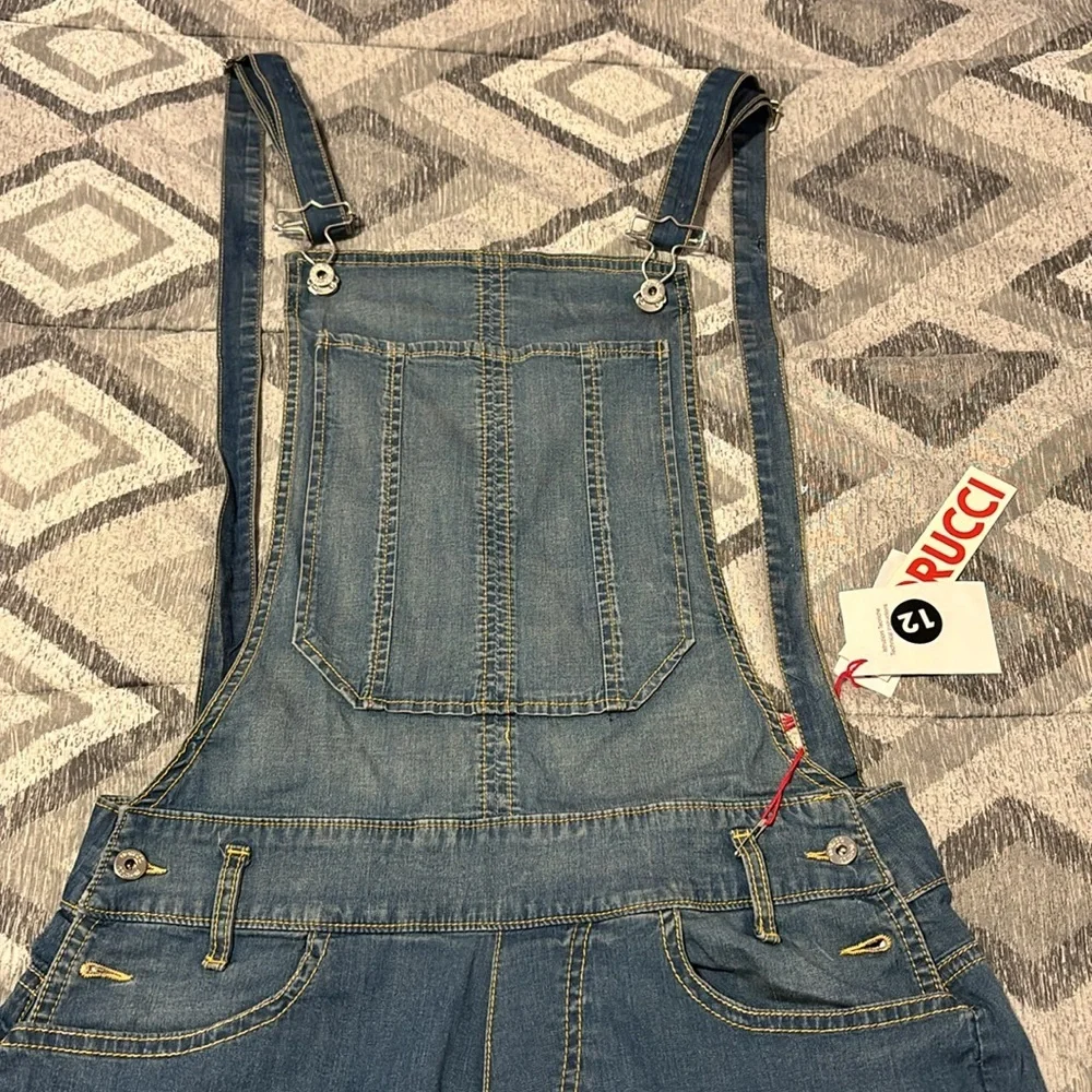 Fiorucci Denim Overalls Shorts